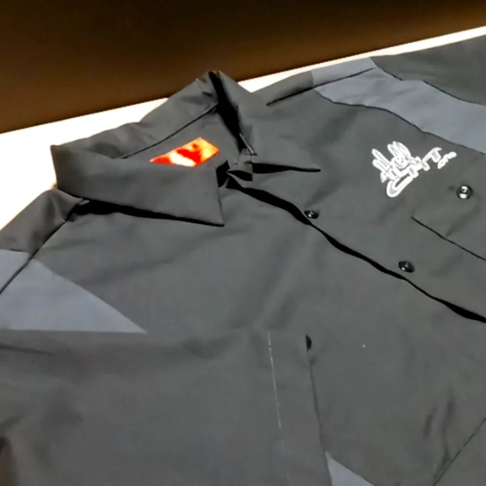 Dickies "Hell Cat" Embroidered Work Shirt - Picture 1 of 7